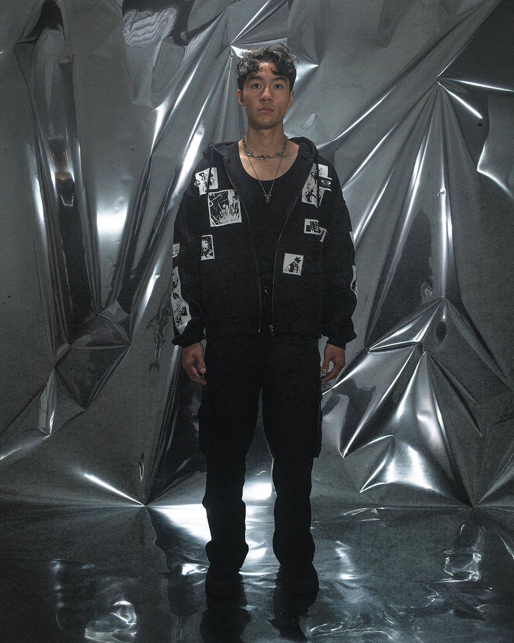 (PR) EDGERUNNERS HOODIE (BLACK)