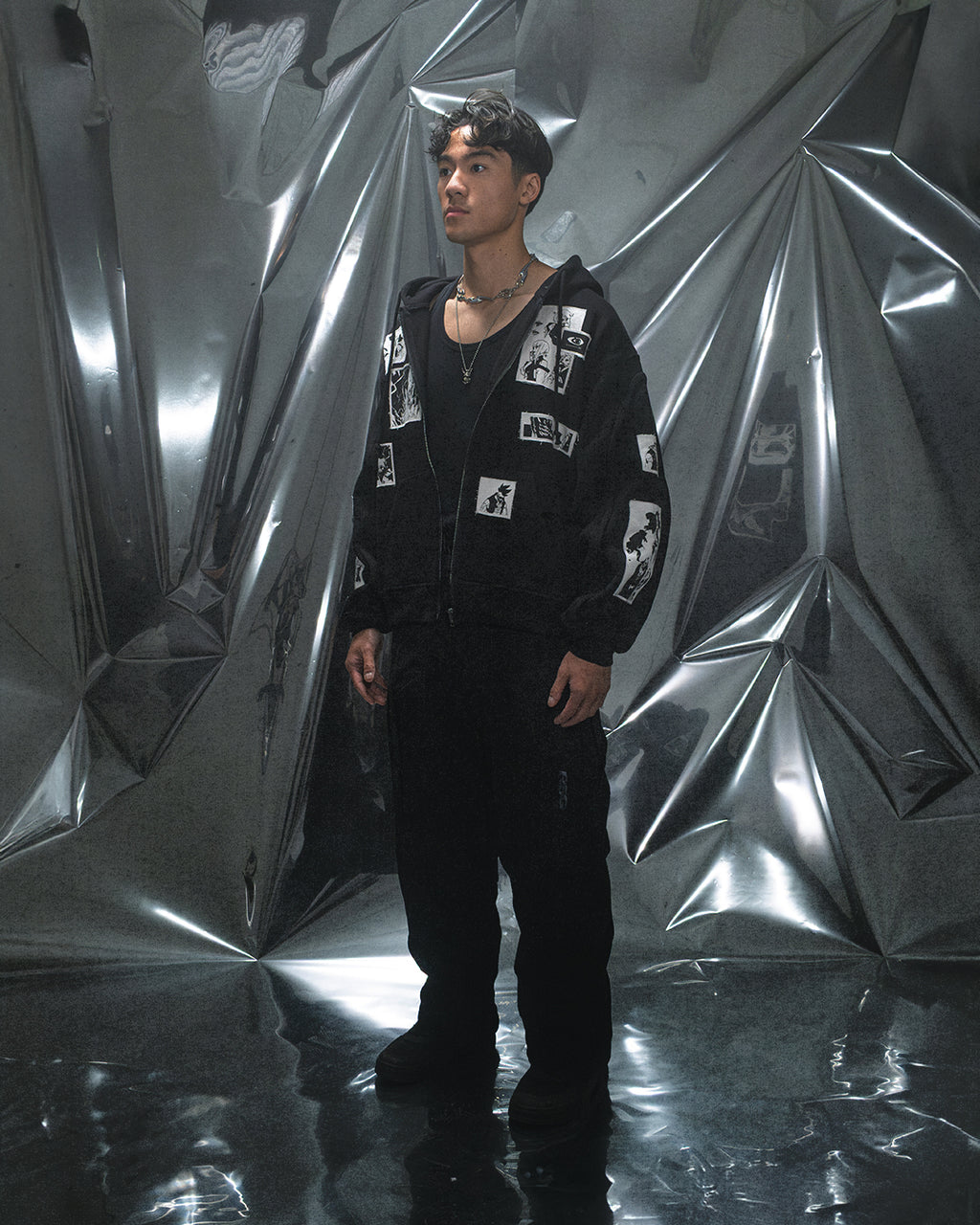 (PR) EDGERUNNERS HOODIE (BLACK)