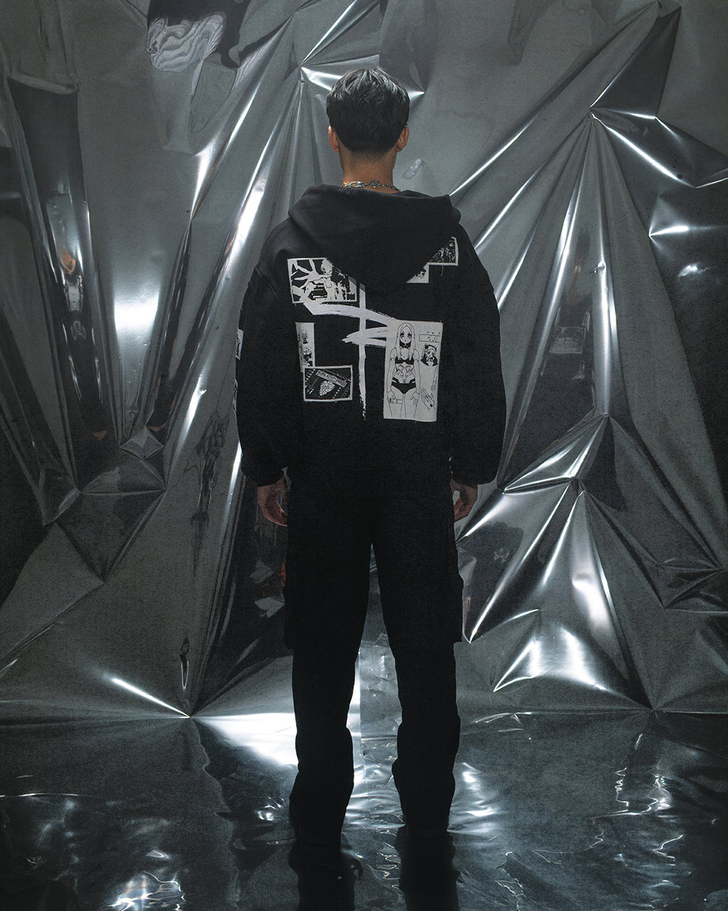 (PR) EDGERUNNERS HOODIE (BLACK)
